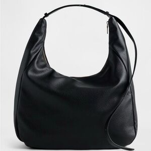 GAP | Slouchy Tote Bag Black Vegan Leather